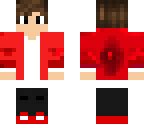 cool boy with red jacket | Minecraft Skin