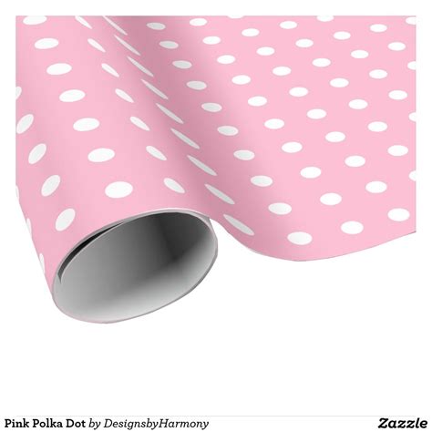 Pink Polka Dot Wrapping Paper | Zazzle.com | Pink polka dots, Custom wrapping paper, Wrapping paper