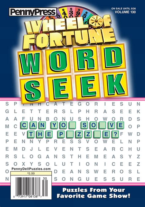 Word Seek/Search Subscriptions - Penny Dell Puzzles