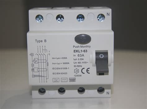 Residual Current Circuit Breaker RCD Type B 40A/63A 30mA – ANS EVSE