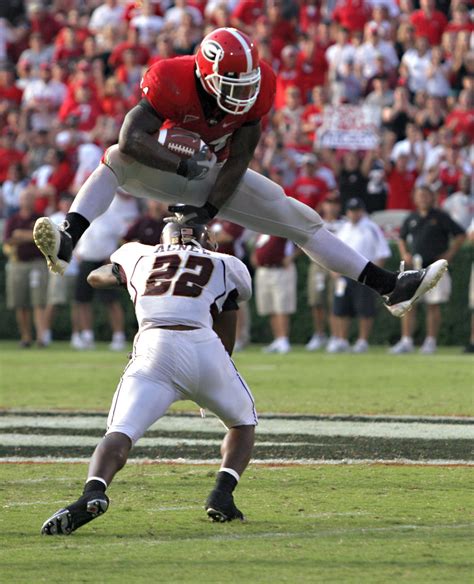 Knowshon Moreno - The Hurdle | Knowshon Moreno hurdles the d… | Flickr