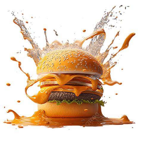 Creative Burger Exaggerated Delicious Food Photography, Steak Burger ...