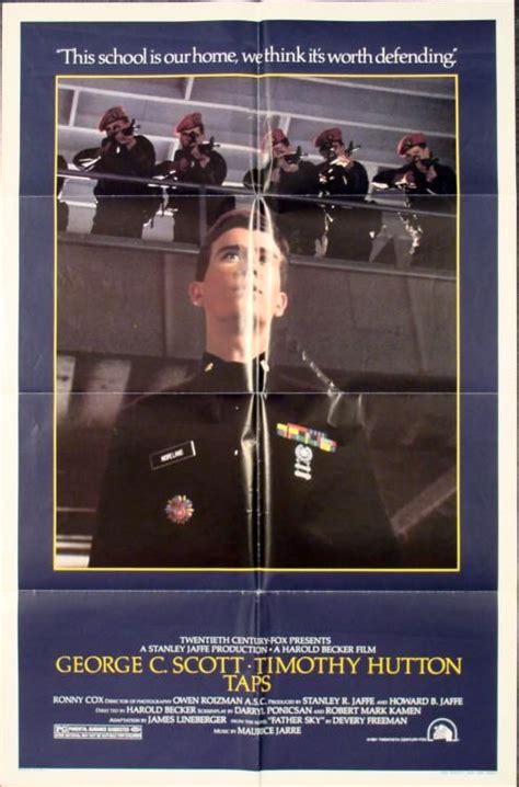 George Scott Taps 1981 Movie Poster