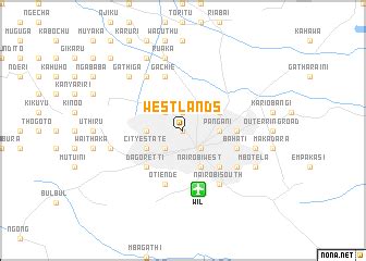 Westlands (Kenya) map - nona.net