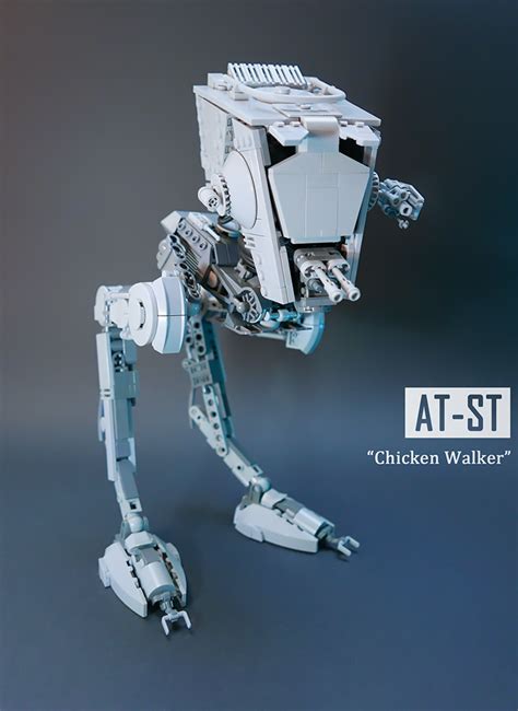 AT-ST LEGO MOC v3.0 | Lego star wars sets, Lego star wars, Lego