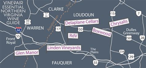 Map Of Northern Virginia Wineries | Virginia Map