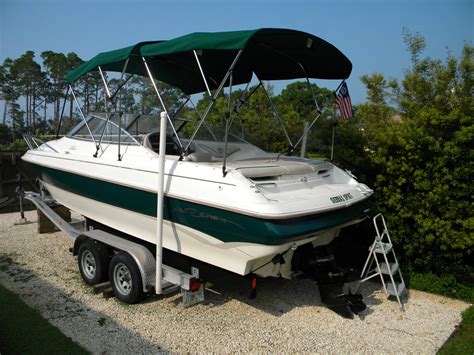 MONTEREY 236 MONTURA CUDDY CABIN CRUISER / ALUMINUM TWIN TRAILER W KODIAK BRAKES 1996 for sale ...