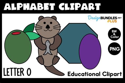 Educational Phonics Clipart, Beginning Sound Oo