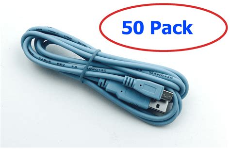 CAB-CONSOLE-USB - 6Ft Baby Blue USB Console Cable for Cisco (50 Pack) - Walmart.com