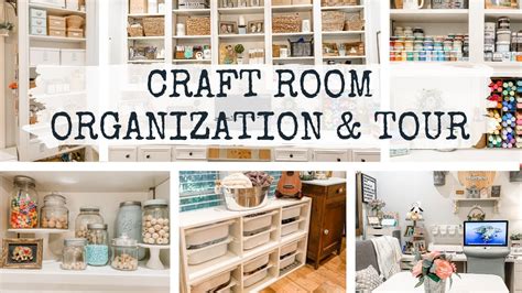 15 Craft Room Organization Ideas | Craft Room Tour - YouTube