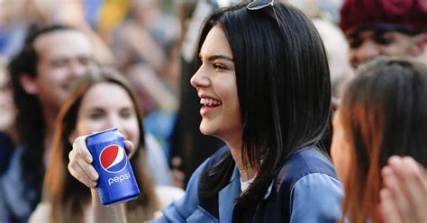 Kendall Jenner Pepsi Ad — Celebrities Holding Things