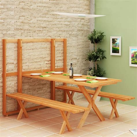 Brilliant- it's like a murphy bed picnic table! | Fold up picnic table, Furniture, Interior