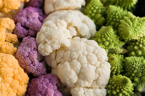 "Cauliflower Varieties" by Stocksy Contributor "Alessio Bogani" - Stocksy