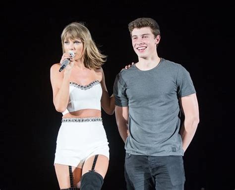 And of course support act Shawn Mendes was there to help Taylor open ...