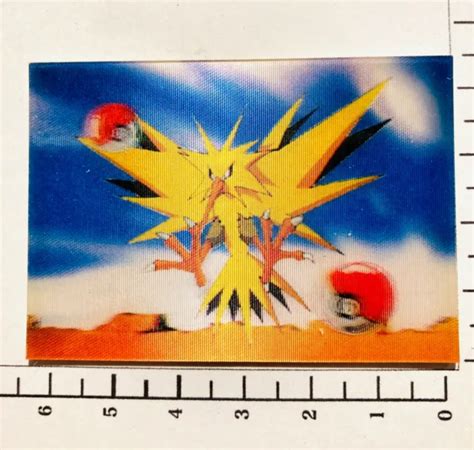 ZAPDOS 3D POKEMON Card Game Vrey Rare vintage From Japan Nintendo F/S $39.99 - PicClick