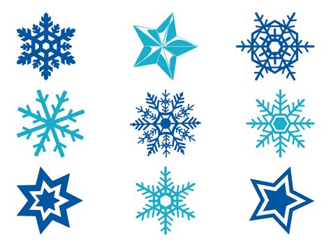 Vector Snowflake Clipart