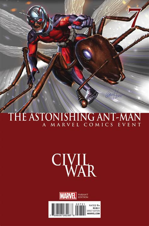 Astonishing Ant-Man #7 (Horn Civil War Cover) | Fresh Comics