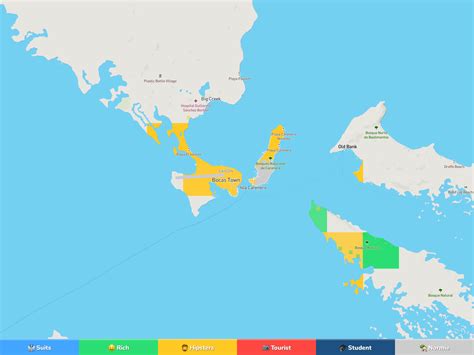 Bocas del Toro Neighborhood Map