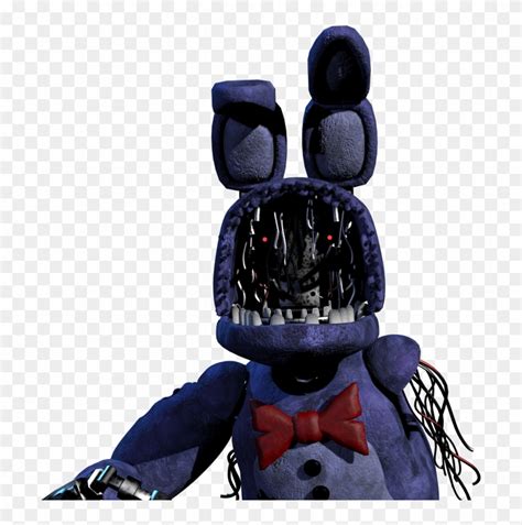 Face Transparent Bonnie - Fnaf 2 Withered Bonnie Clipart (#2060602) - PikPng