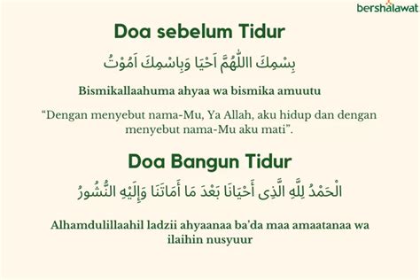 Doa sebelum Tidur dan Doa Bangun Tidur Lengkap dengan 6 Amalan sebelum Tidur, Kerjakan yuk ...