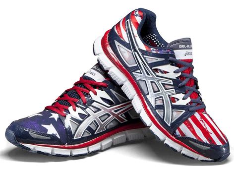 All-American running shoes. USA!