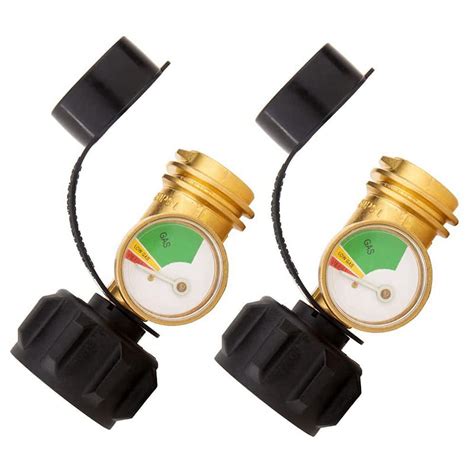 2 Pcs RV Propane Tank Gauge Level Indicator Gas Pressure Meter with ...