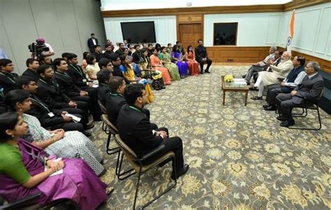 Indian Foreign Service Officer Trainees call on the Prime Minister