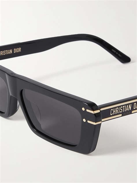 DIOR EYEWEAR DiorSignature S2U rectangular-frame acetate sunglasses | NET-A-PORTER