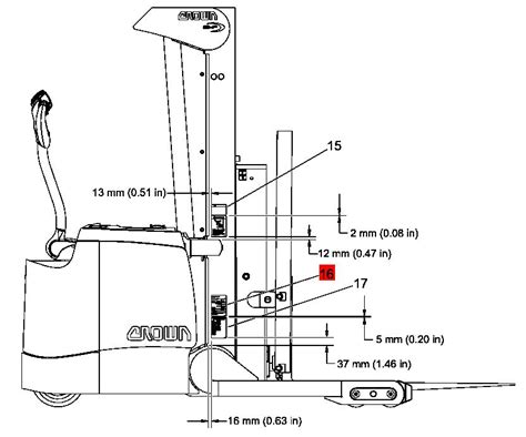 Where do I find my Crown forklift's serial number?