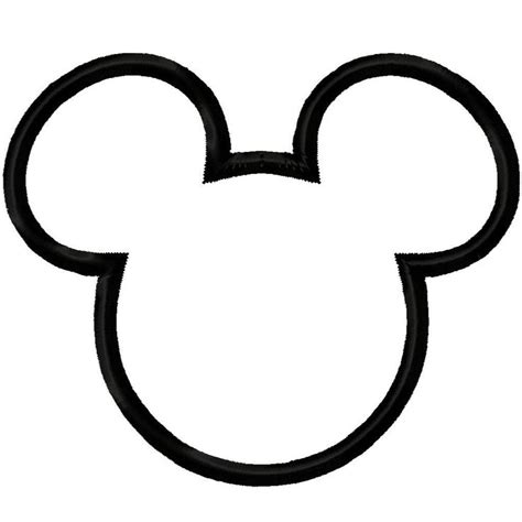 Mickey Mouse Face Coloring Pages