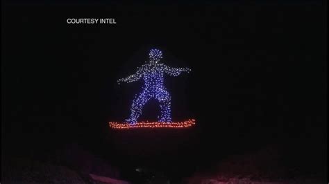 Intel amazes with its Winter Olympics Drone Light Show - Drones Lights