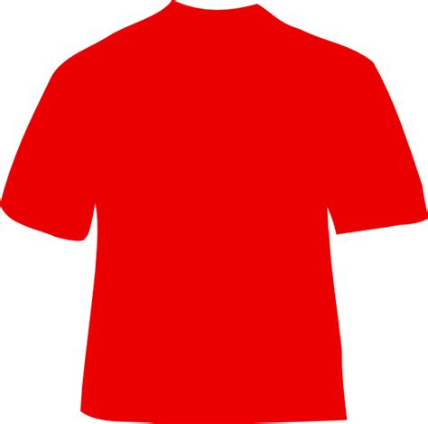 Red T Shirt 2 Clip Art at Clker.com - vector clip art online, royalty ...