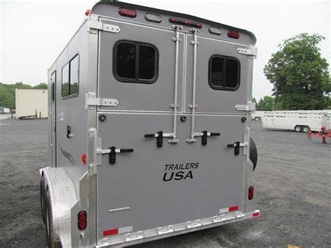 2018 Trailers USA Patriot 2HBP w/ DR | Horse, Stock, Utility, Car, Equipment, Motorcycle, and ...