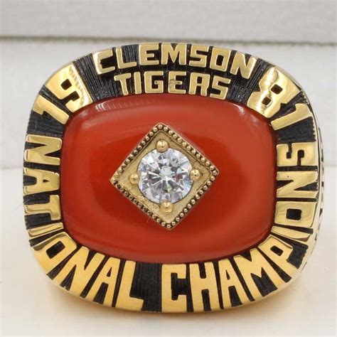 1981 Clemson Tigers National Championship Ring – Best Championship Rings|Championship Rings Designer