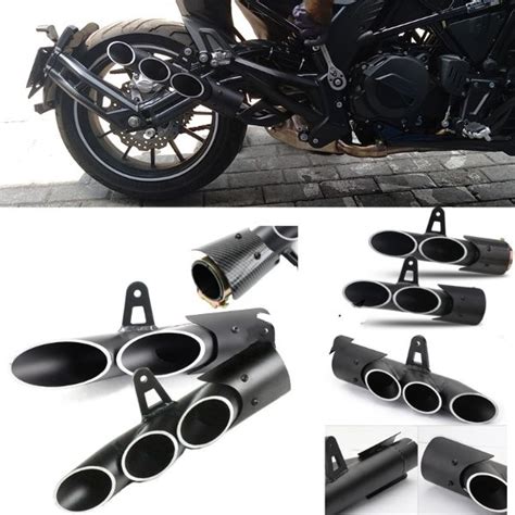 Universal Toce Modified Motorcycle Exhaust Tip Muffler Pipe For YAMAHA R1 R6 R15 FZ1 MT09 Racing ...