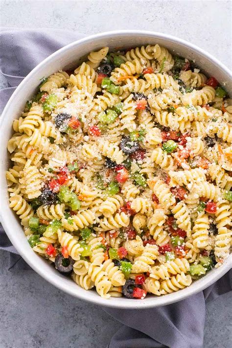 Simple Rotini Pasta Salad Recipe | Deporecipe.co