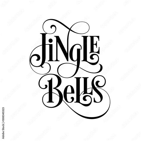 Jingle Bells - Christmas SVG Stock Vector | Adobe Stock