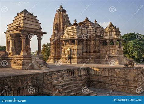 Khajuraho Temples - Madhya Pradesh - India Stock Photo - Image of cultural, hinduism: 48030688