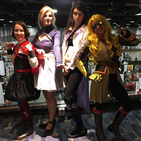 Team RWBY at Awesome Con 2018 by rlkitterman on DeviantArt