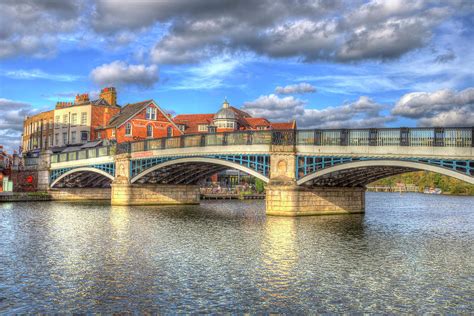 Windsor Bridge River Thames Photograph by David Pyatt - Fine Art America