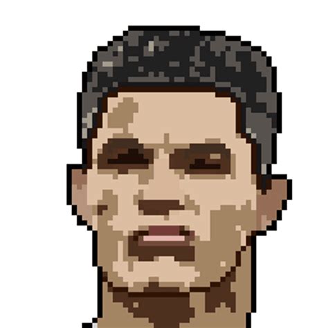 Cristiano Ronaldo Pixel Art #4 - Football Player Pixel Art | OpenSea