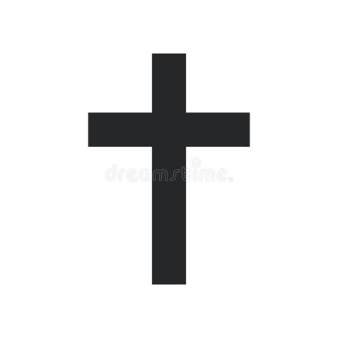 Cross Religion God Vector Illustration Icon. Symbol Christianity and ...