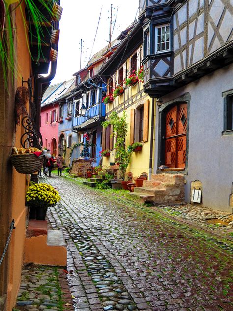 Eguisheim, France — Passports and Champagne