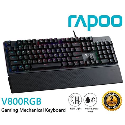 Rapoo V800RGB Backlit Mechanical Gaming Keyboard | Lazada