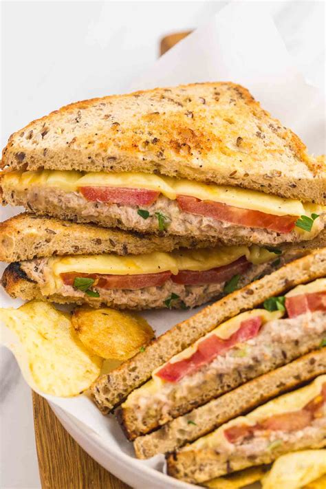 Tuna Melt Sandwich Recipe - Real Barta