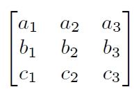 latex matrices