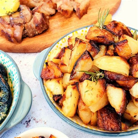 Roasted Potato Cubes with Rosemary – Feast Glorious Feast