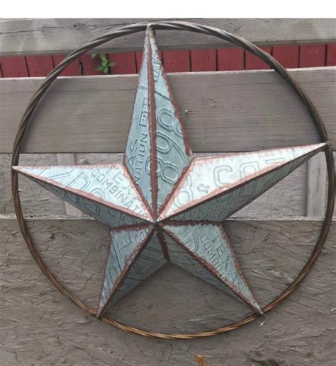 GALVANIZED Barn Metal star wall art craft weatern home decor | Etsy