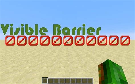 Visible Barrier 1.20.2/1.20.1/1.20/1.19.2/1.19.1/1.19/1.18/1.17.1/Forge/Fabric projects minecraft