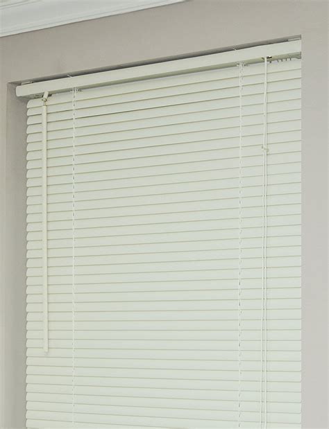 Morning Star 1-Inch Mini Blinds, 39 by 64-Inch, Alabaster, Extra wide blinds By Achim Home ...